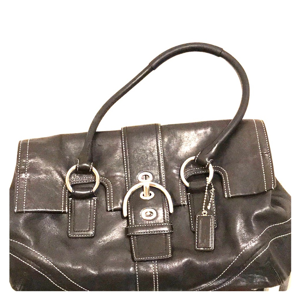 Coach Black Leather Purse